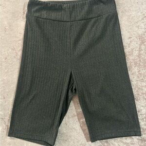 Rue21 Charcoal Ribbed Shorts